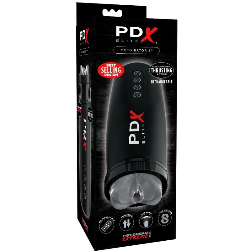 PDX ELITE Moto Bator 2: masturbador recargable