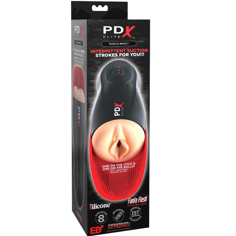 Masturbador PDX ELITE Fuck O Matic con succión y vibración