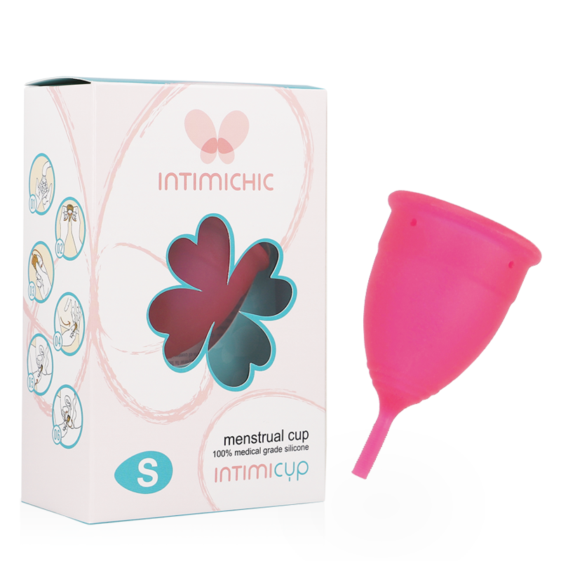 Copa menstrual Intimichic de silicona médica, talla S