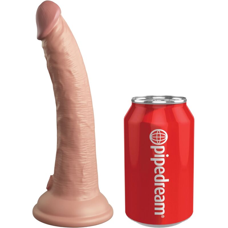 Dildo realista de silicona KING COCK Elite, 17,8 cm