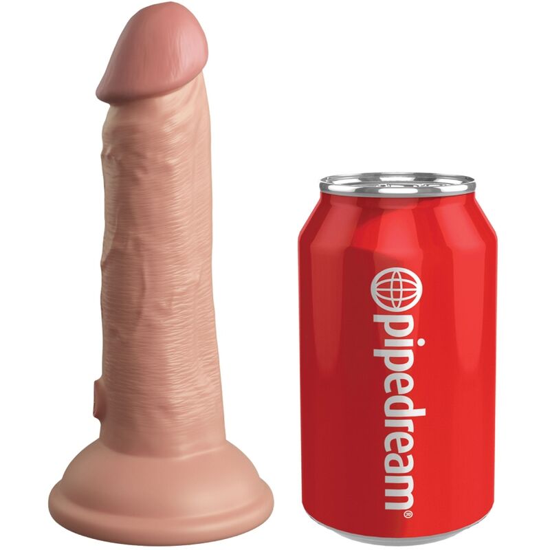 KING COCK Elite vibrador realista de silicona, 15,2 cm