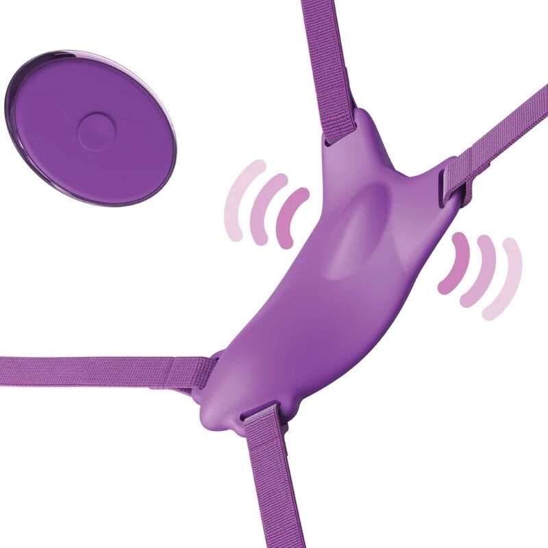 FANTASY FOR HER Butterfly vibrador con mando a distancia y arnés