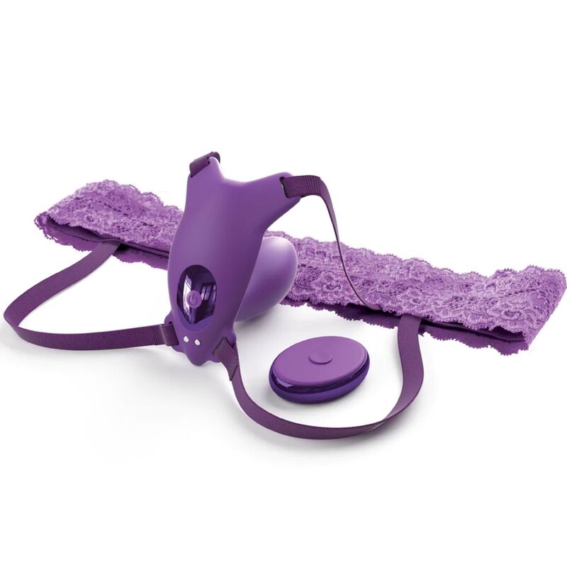 Arnés strap on FANTASY FOR HER Butterfly con vibrador para el punto G