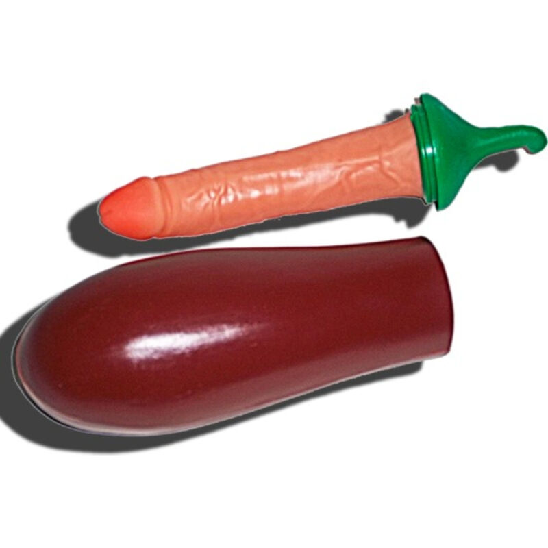 Berenjena DIABLO PICANTE con sorpresa en forma de pene