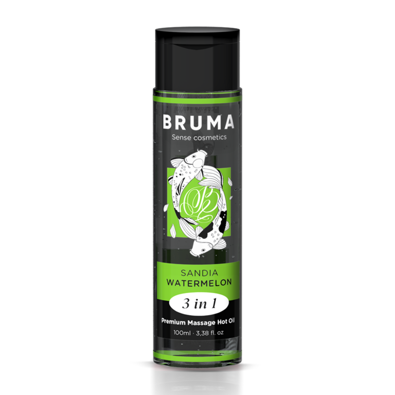 Aceite de masaje erótico BRUMA con efecto calor, sandía, 100 ml