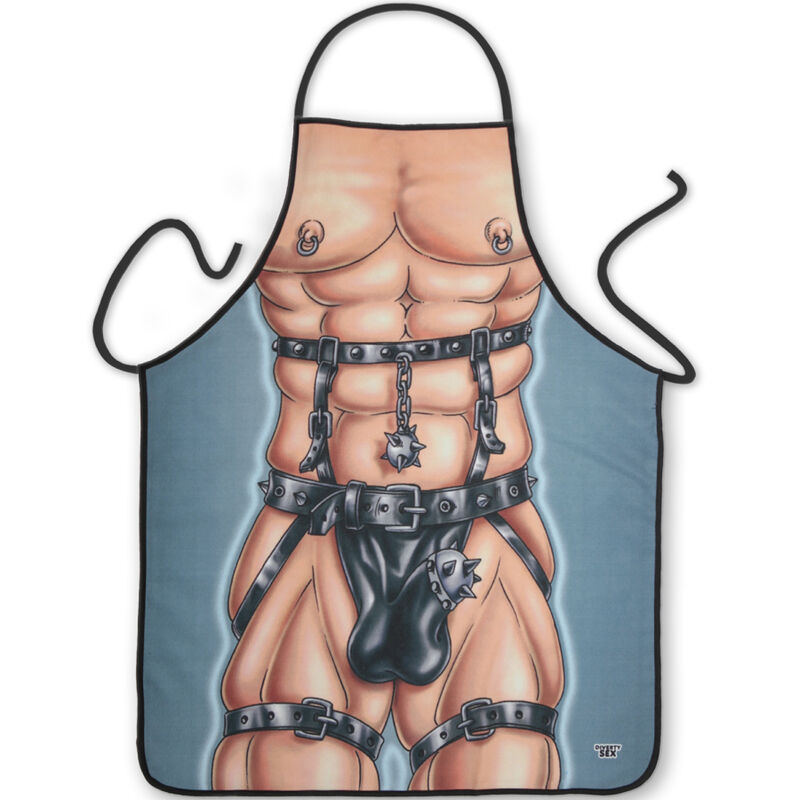 Delantal erótico para hombre DIABLO PICANTE