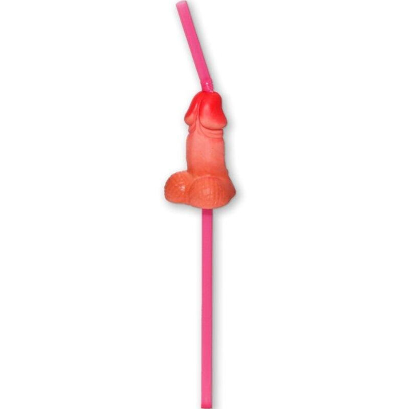Pajitas con forma de pene Diablo Picante, 5 unidades