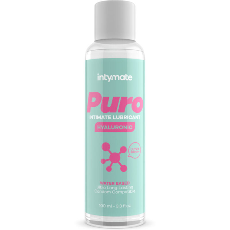Lubricante íntimo Intymate Pure Hyaluronic de base acuosa, 100 ml