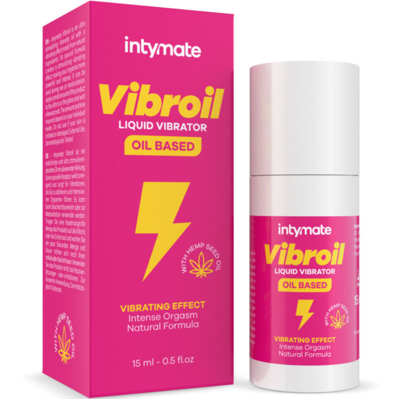 Aceite íntimo Intymate Vibroil con efecto cosquilleo, 15 ml