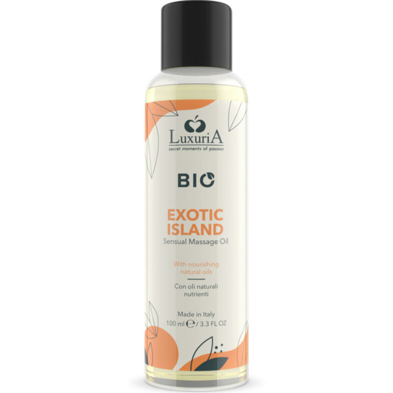 Aceite de masaje Intimateline Luxuria Bio Exotic Island, 100 ml