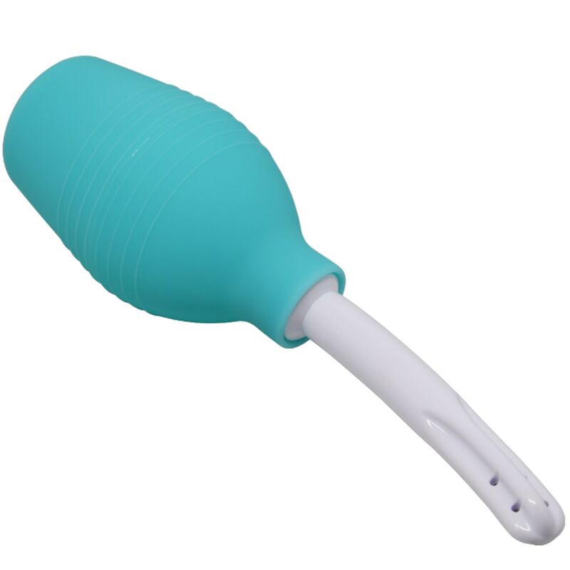 Ducha anal MR PLAY con pera de goma, azul