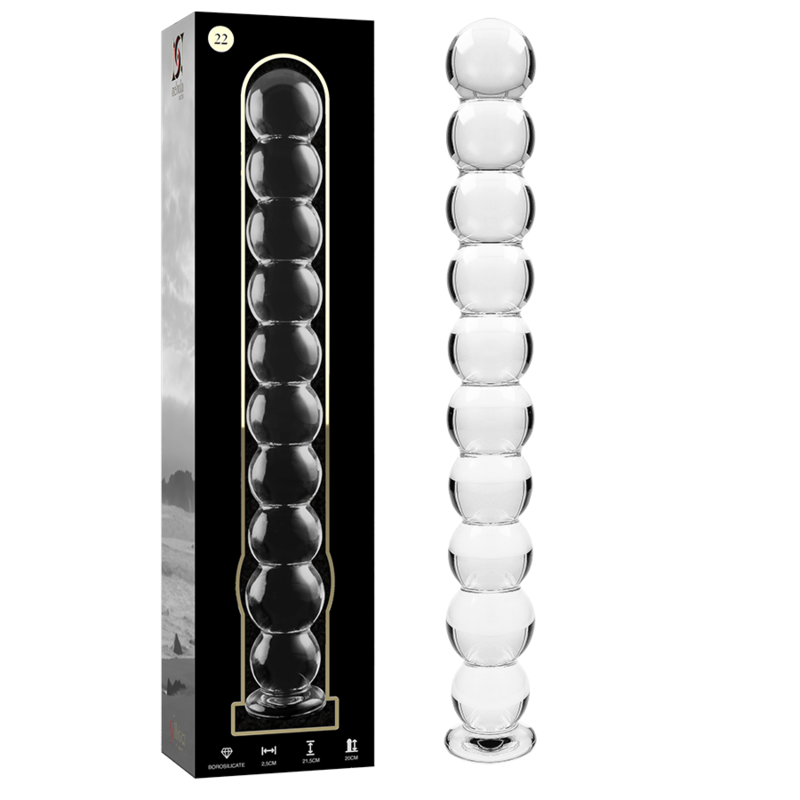 Dildo de cristal NEBULA SERIES BY IBIZA, modelo 22