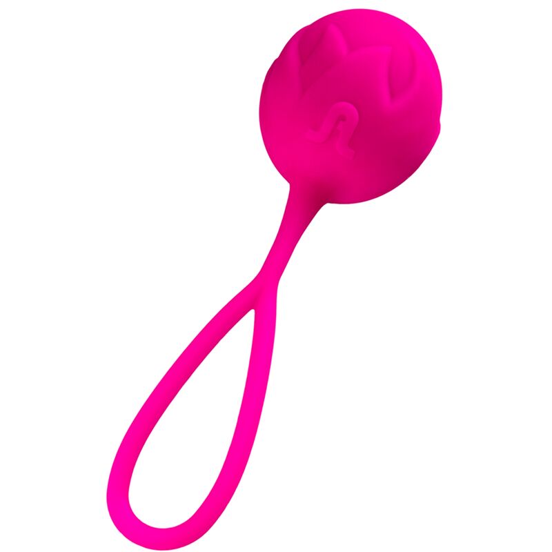 Bola china para entrenar el suelo pélvico de silicona suave rosa ADRIEN LASTIC