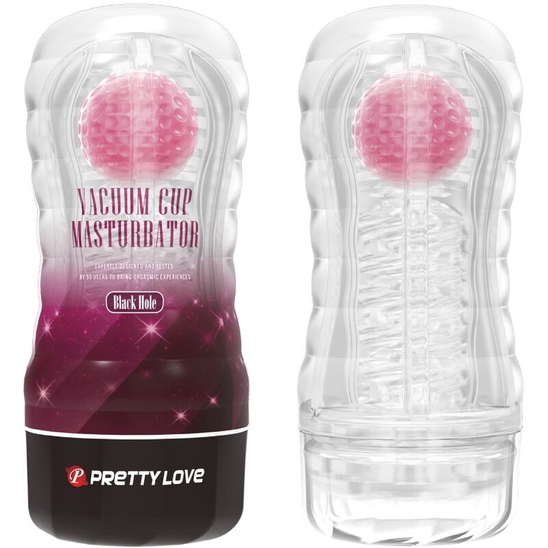 Masturbador Pretty Love rosa con interior estriado