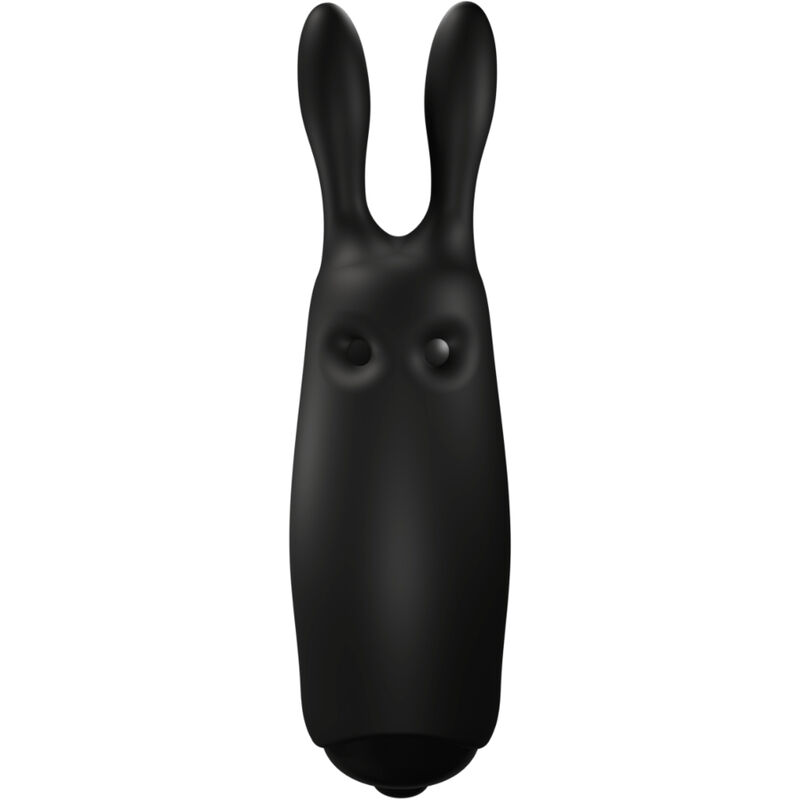 Mini vibrador conejito para estimulación del clítoris negro ADRIEN LASTIC