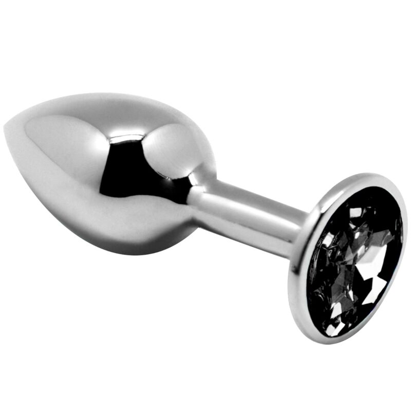 Plug anal pequeño de metal con cristal para sensaciones intensas ALIVE