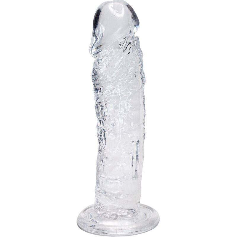 Dildo realista transparente de 19,3 cm para una penetración intensa ALIVE