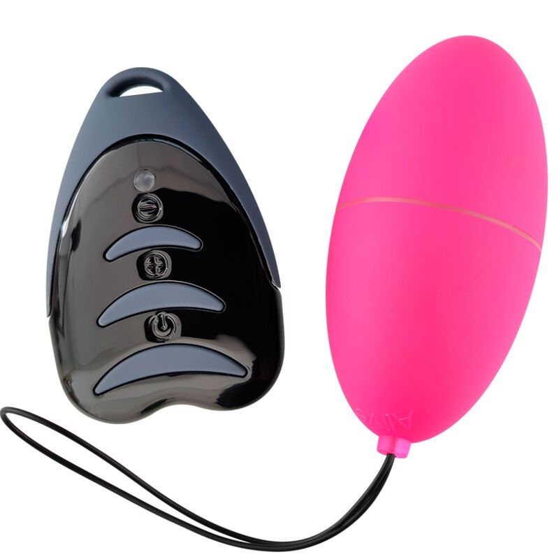Huevo vibrador con mando a distancia y 10 niveles silenciosos, rosa ALIVE