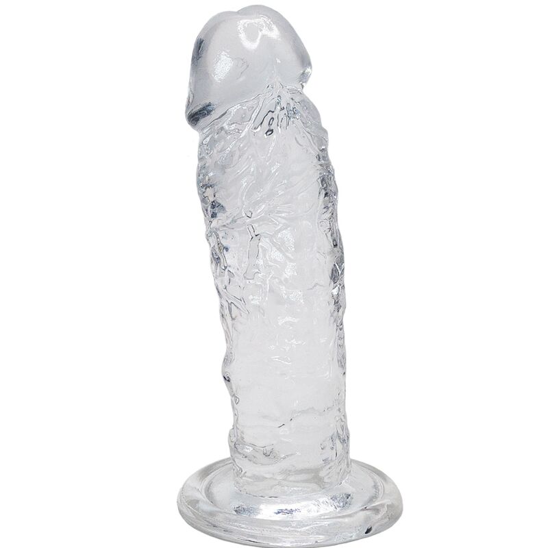 Dildo realista transparente de 14,7 cm para una estimulación intensa ALIVE