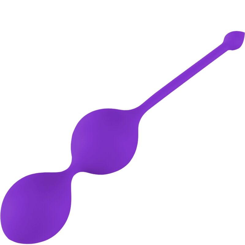 Bolas chinas de silicona para entrenar el suelo pélvico, violetas ALIVE