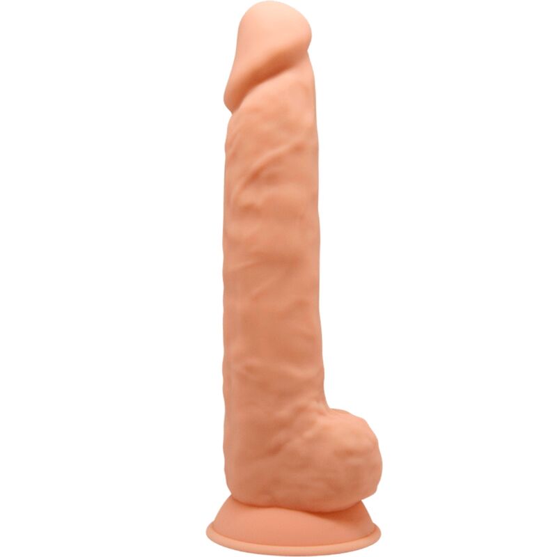 Dildo realista de silicona prémium de 26,6 cm con ventosa SILEXD