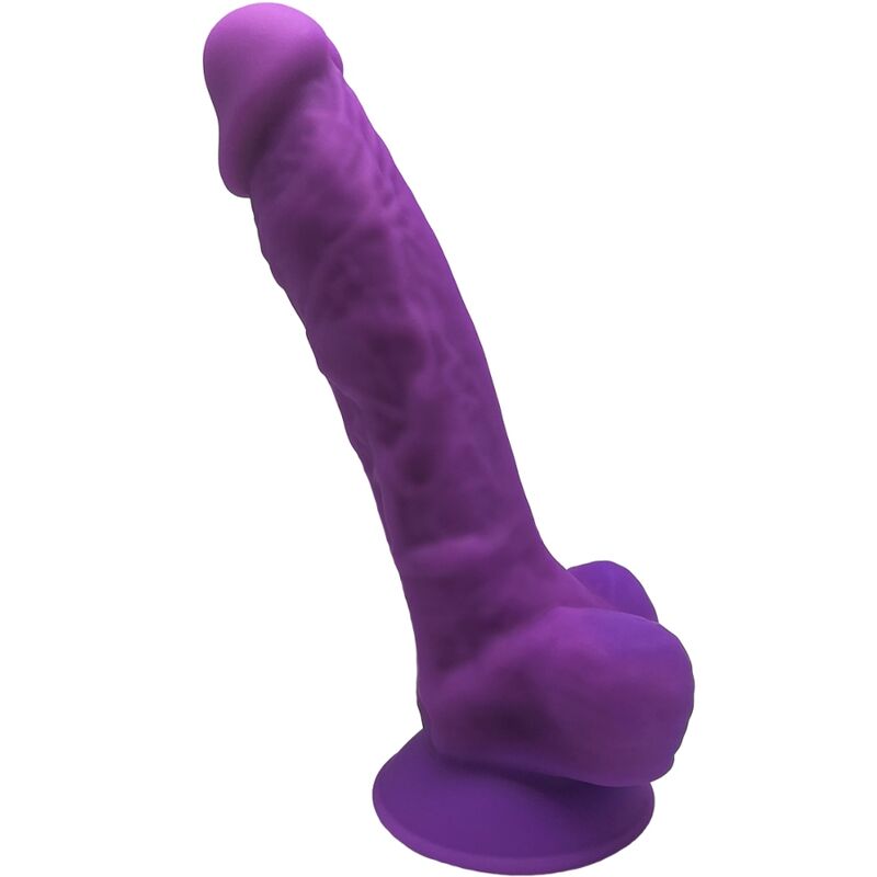 Dildo realista de 17,5 cm con ventosa y doble densidad de silicona SILEXD
