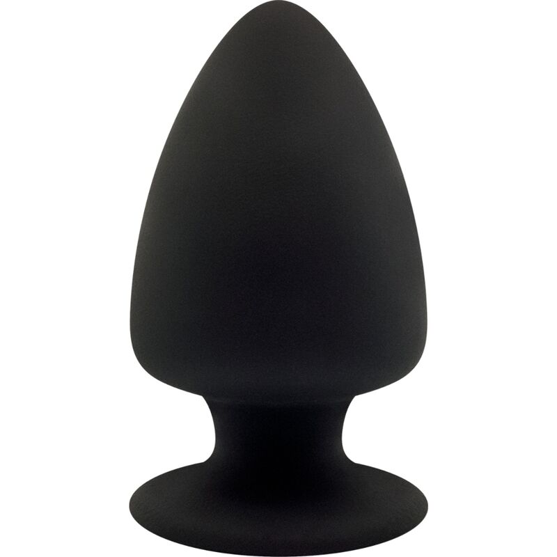 Plug anal termorreactivo talla S de silicona prémium negro SILEXD