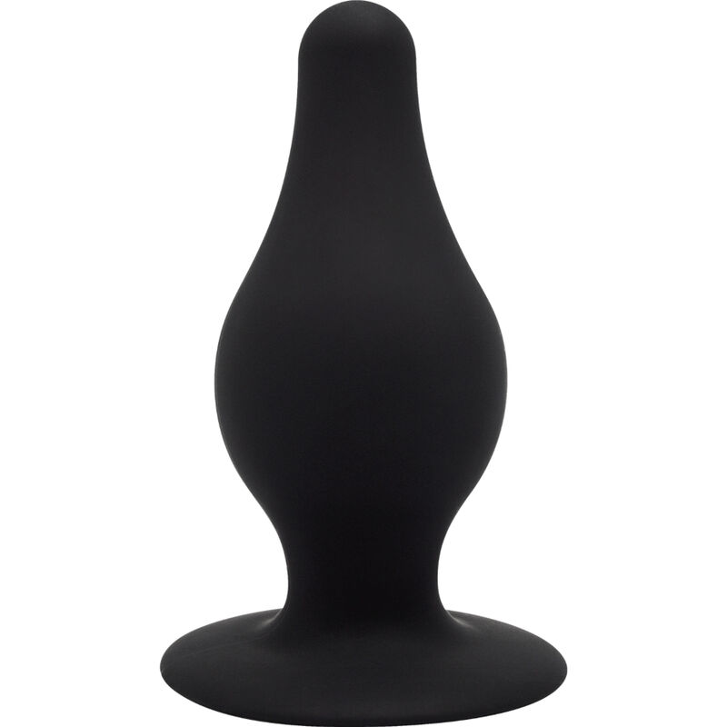 Plug anal termorreactivo talla L de silicona prémium negro SILEXD