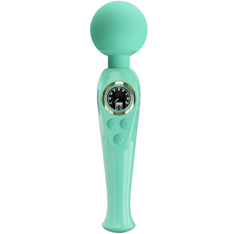 Vibrador tipo wand Pretty Love Skyler con cabezal flexible