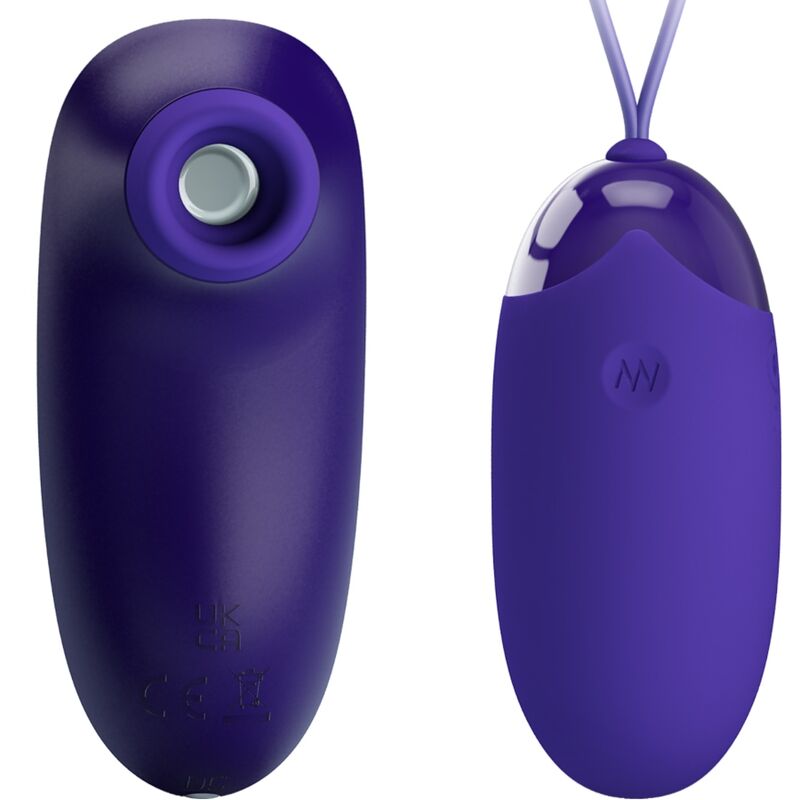 Vibrador de clítoris Pretty Love con huevo vibrador y estimulador de golpeteo