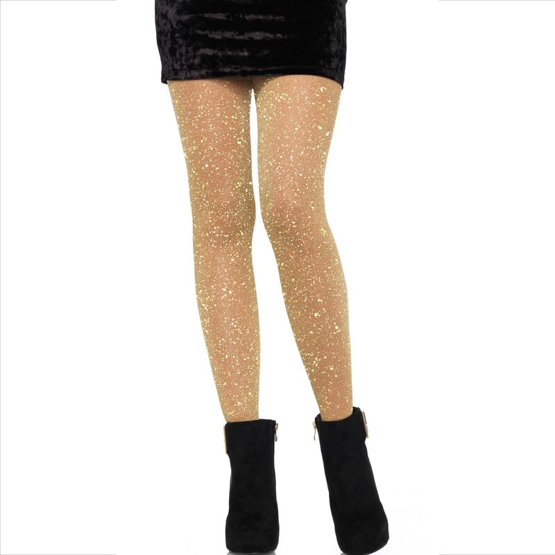 Medias transparentes doradas LEG AVENUE