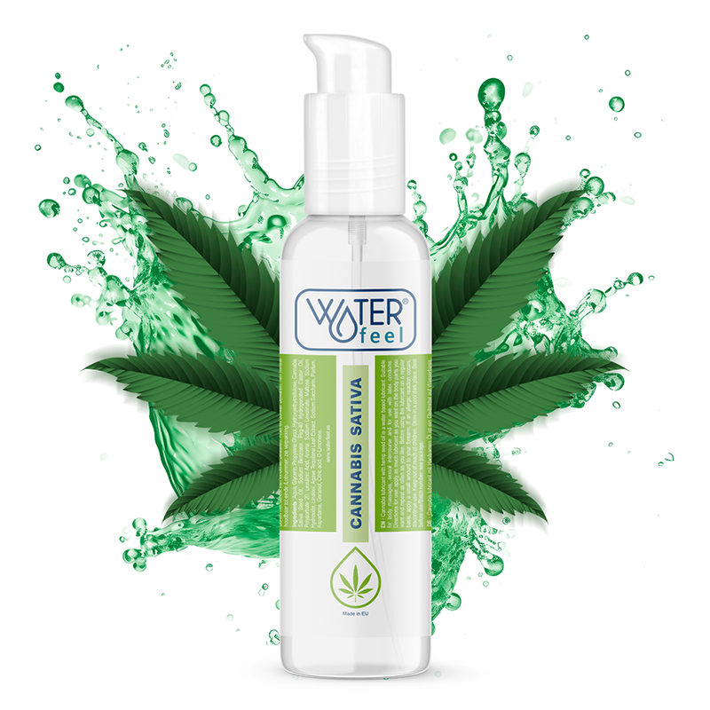 Lubricante WATERFEEL Cannabis con aceite de semillas de cáñamo, 150 ml