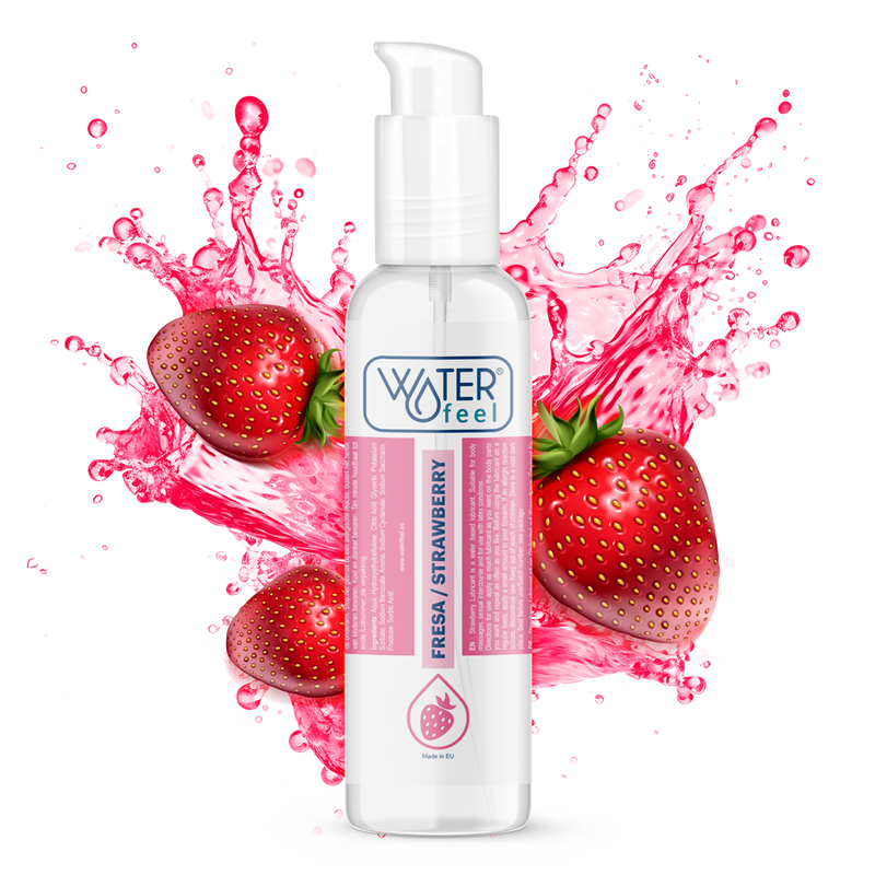 Lubricante Waterfeel con sabor a fresa, 175 ml