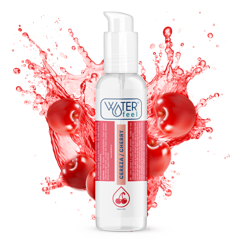 Lubricante Waterfeel con sabor a cereza, 175 ml