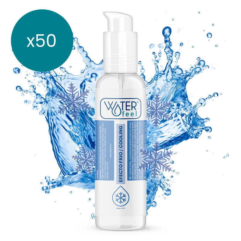 Lubricante refrescante de 150 ml con efecto frío para uso íntimo WATERFEEL