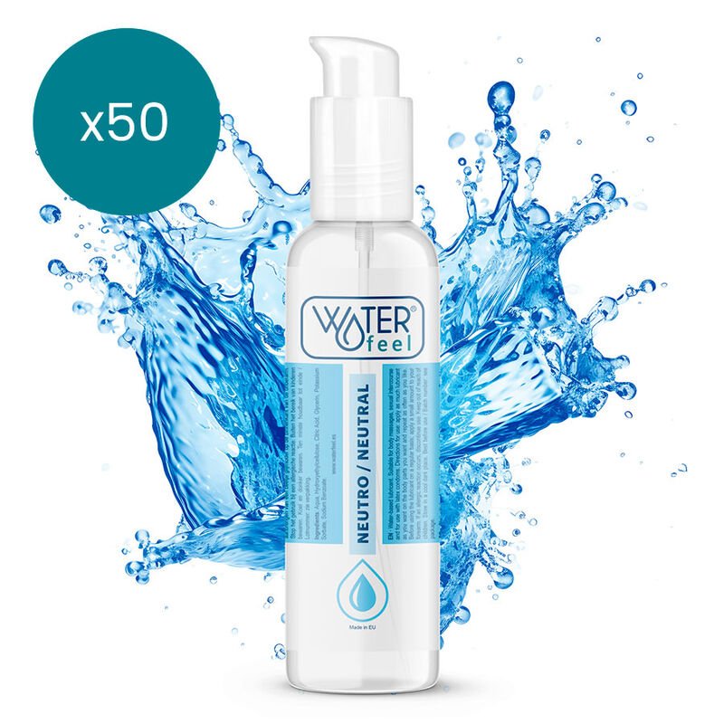 Lubricante de base acuosa 150 ml, sedoso y sin olor, para pieles sensibles WATERFEEL