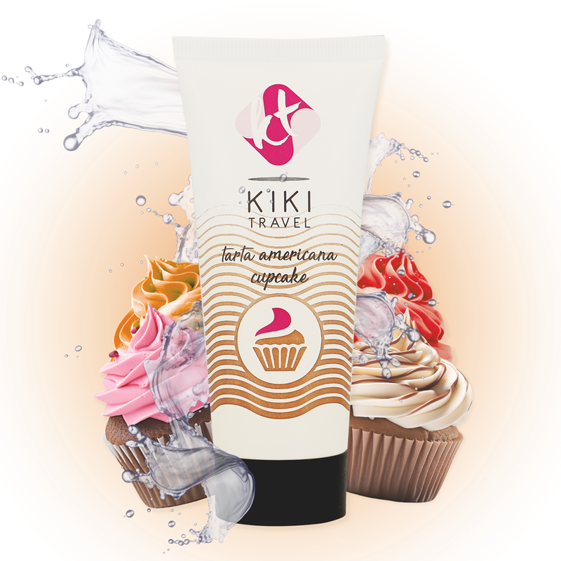 Lubricante con sabor a cupcake KIKÍ TRAVEL, 50 ml