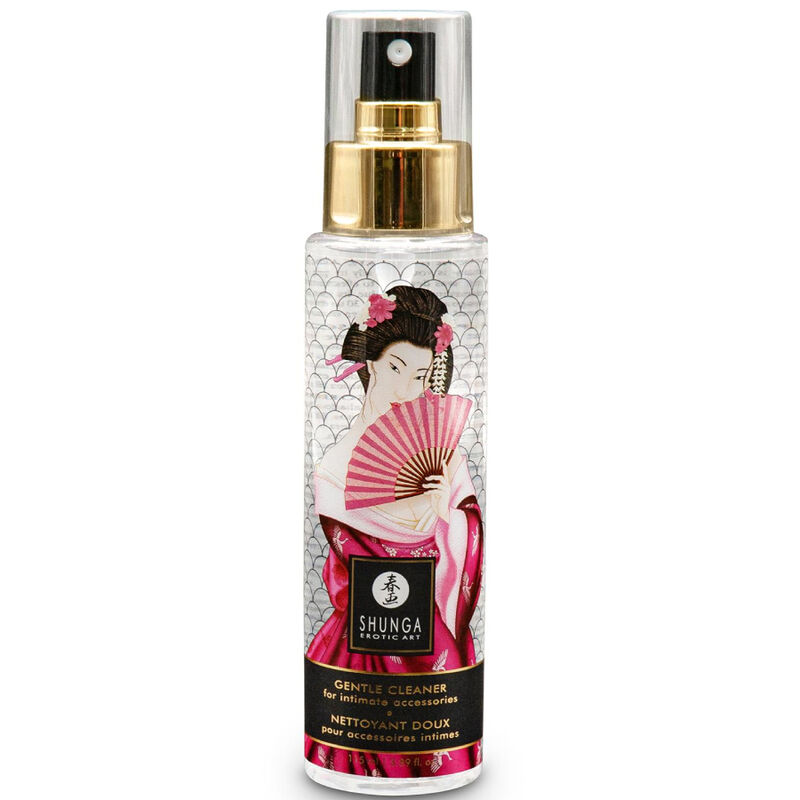 Shunga Gentle Toy Cleaner 115 ml, spray limpiador para juguetes sexuales