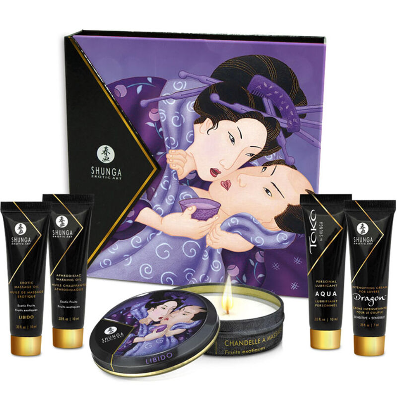 Set de regalo de masaje SHUNGA Secret Geisha Exotic Fruits