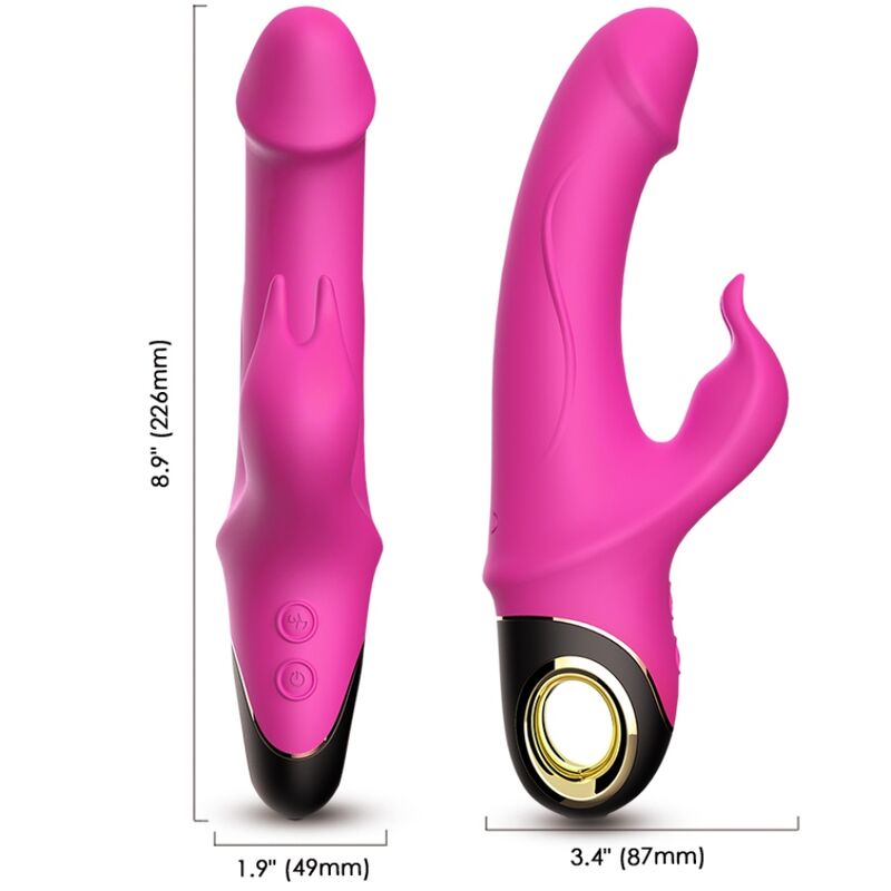 Vibrador Rabbit ARMONY Meteor, fucsia