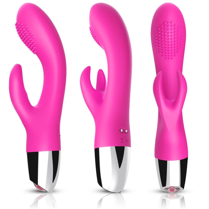 Vibrador Rabbit ARMONY fucsia con dos motores