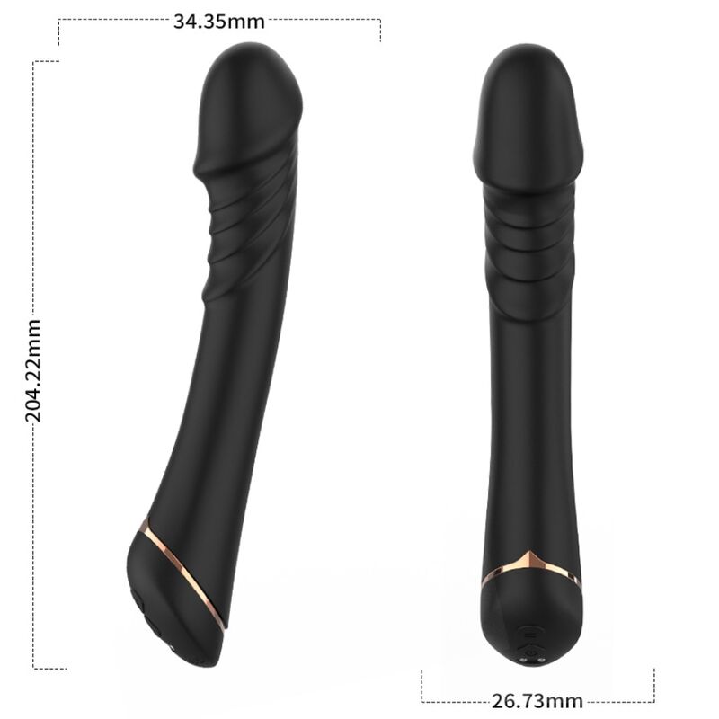 Vibrador realista ARMONY, negro
