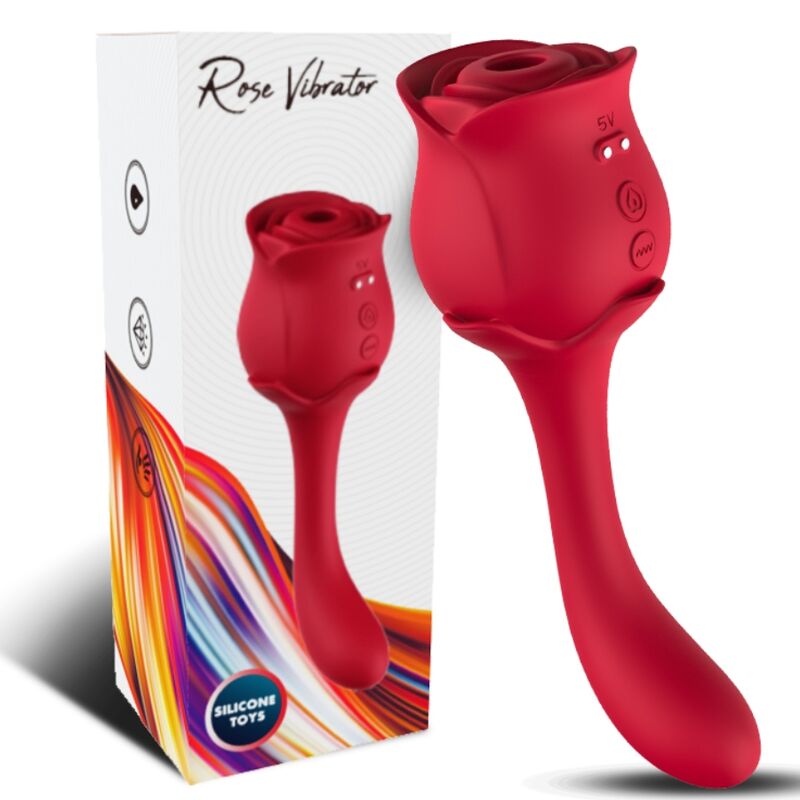 Vibrador con forma de rosa ARMONY RoseLover rojo