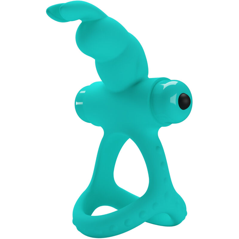 Anillo vibrador para el pene Pretty Love Figgy, verde