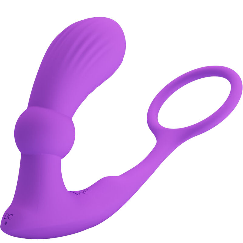 Vibrador anal Pretty Love Warren con anillo y mando a distancia