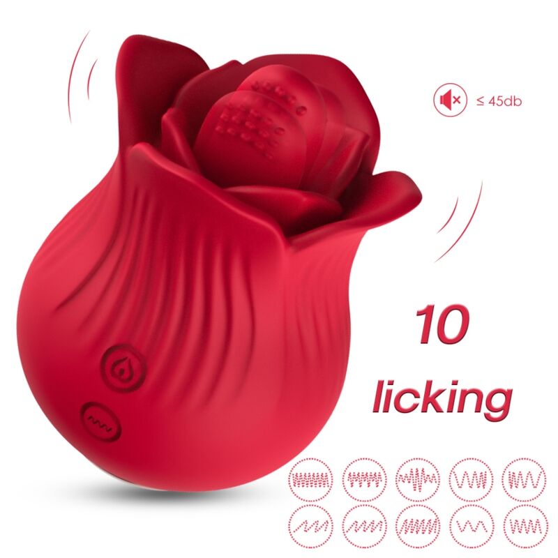 Estimulador de ondas de presión ARMONY Rose rojo