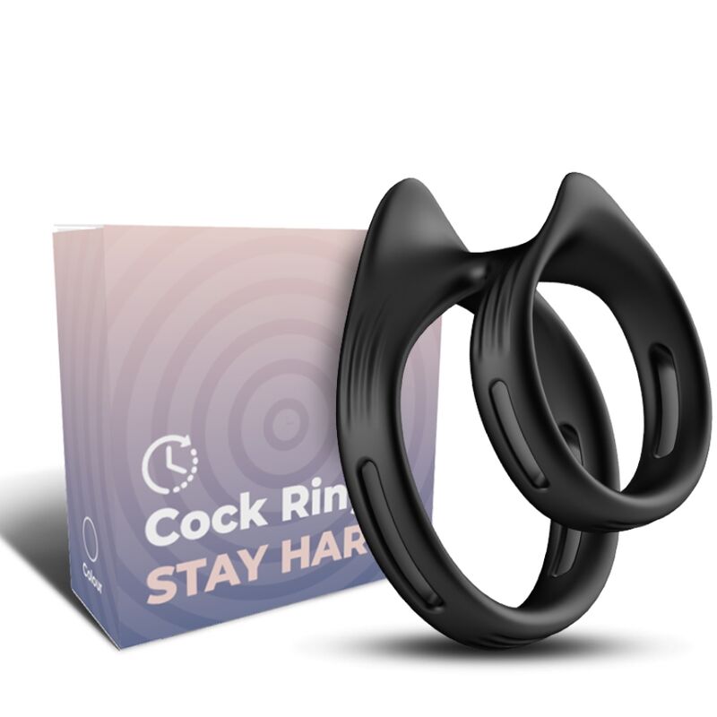 Anillo para el pene Armony Dualring sin vibración, negro