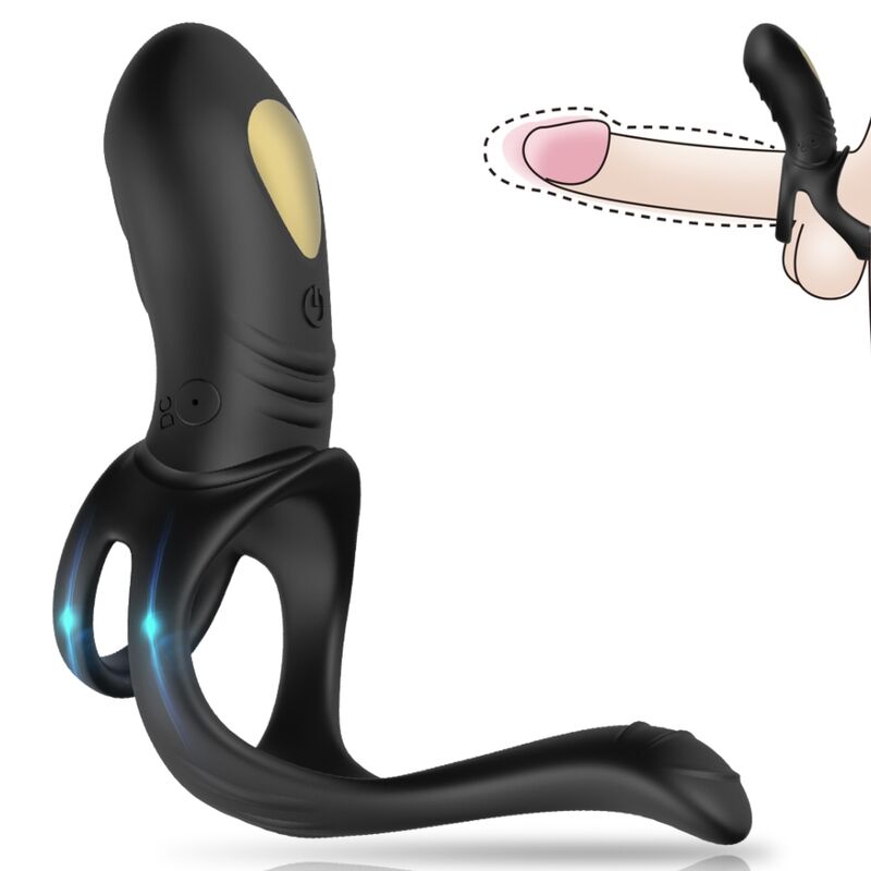 Anillo vibrador para el pene ARMONY Joy Jumper con dos anillos
