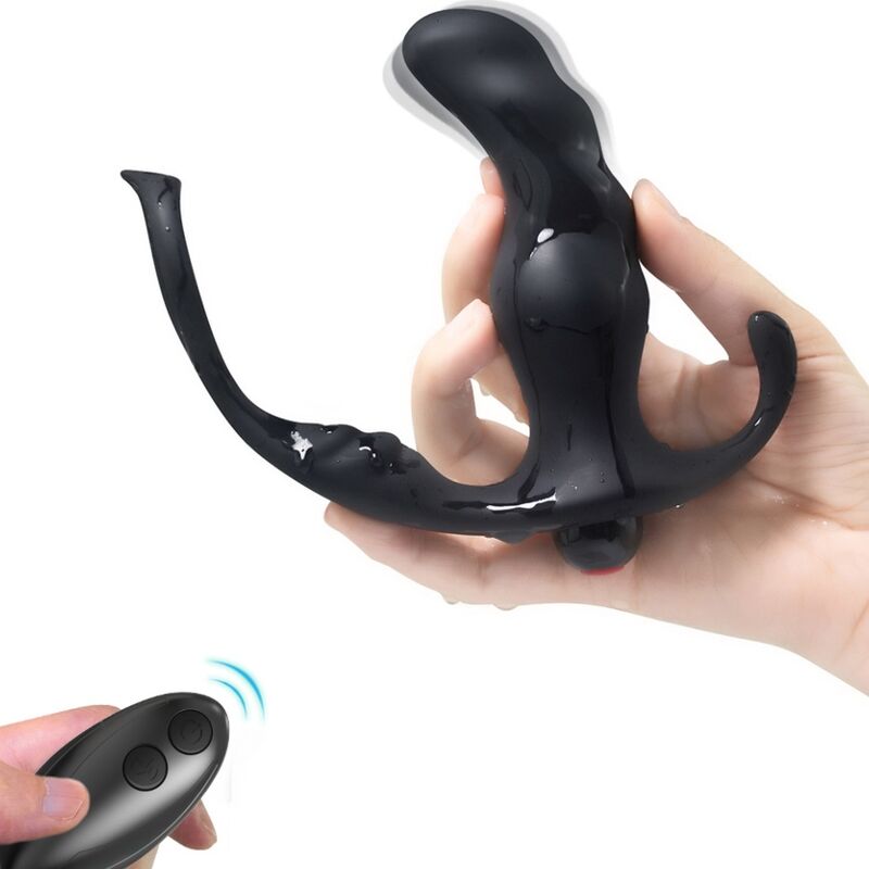 Vibrador anal ARMONY Knight con anillo y mando a distancia