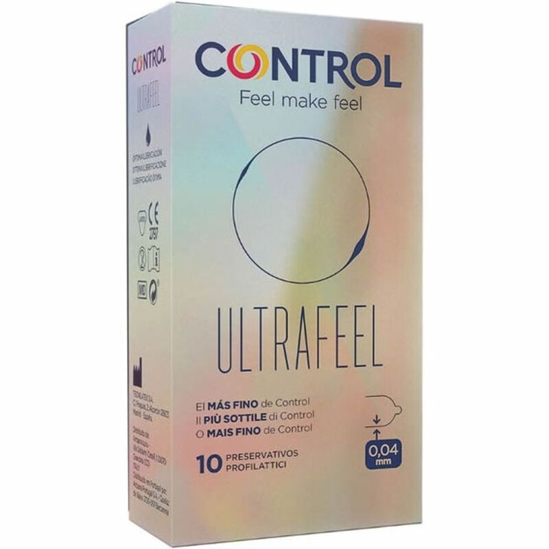 Preservativos finos CONTROL Adapta Finissimo Ultrafeel, 10 unidades